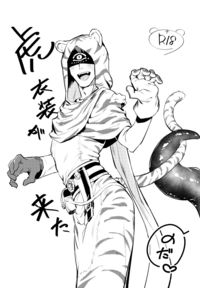 虎衣装が来たのだ